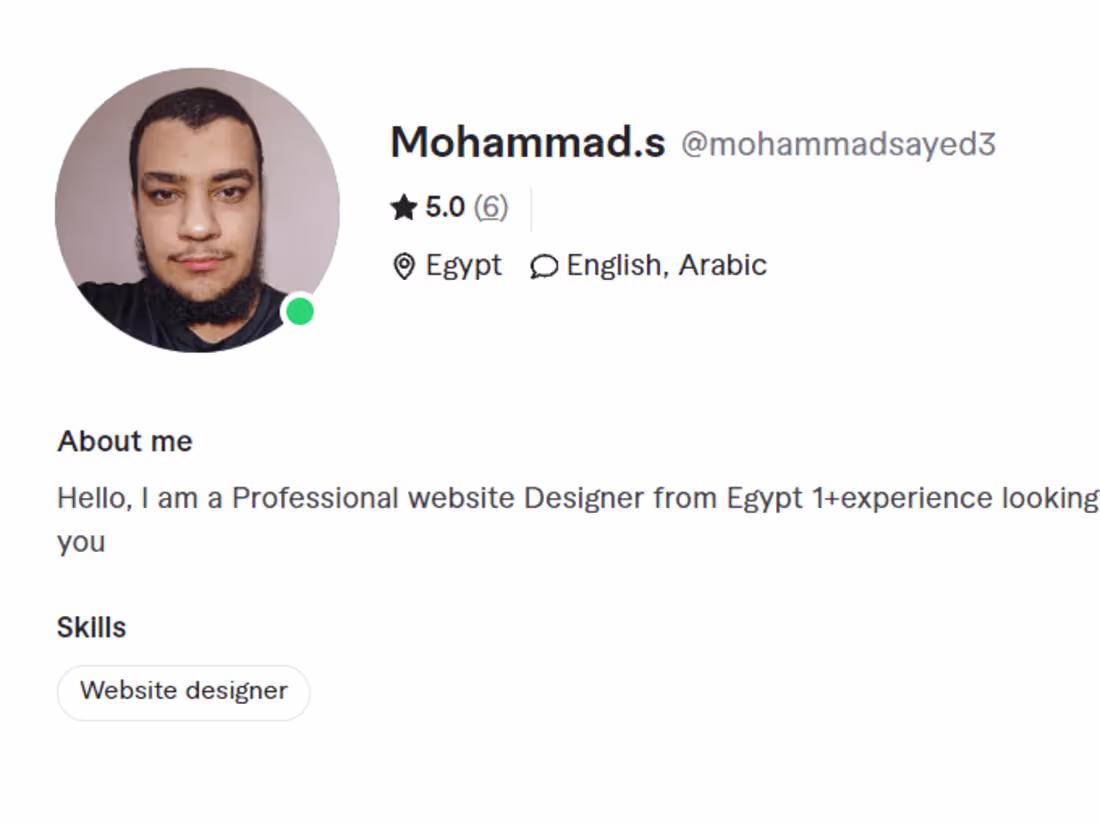 Cover image for My history on fiverr