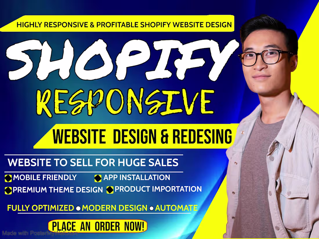 Cover image for Shopify Website Design, Shopify Website Redesign, Shopify SEO