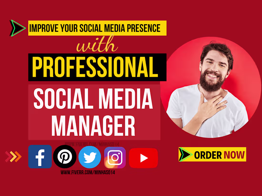 Cover image for I will do Professional Social Media Marketing, Management