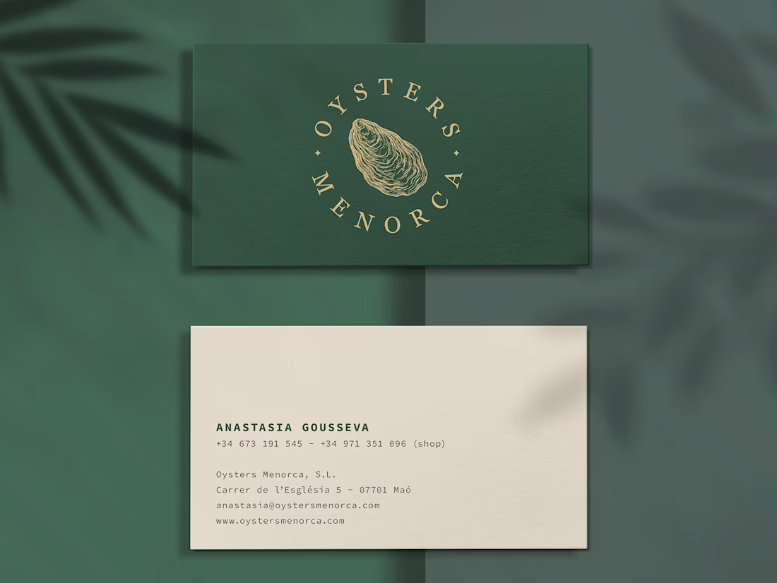 Cover image for Brand Identity for Oysters Menorca