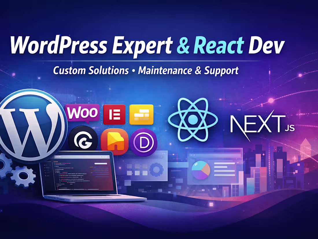 Cover image for Website Performance Optimization, maintenance & support