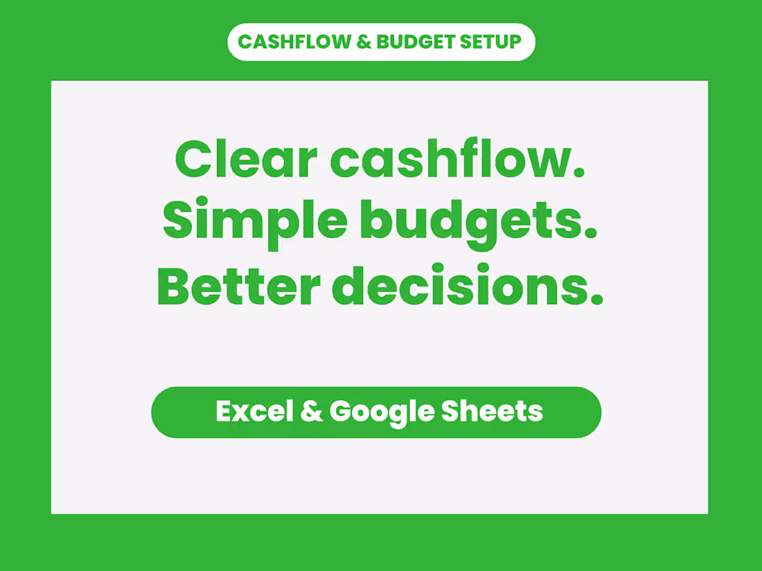 Cover image for Built a simple cashflow and budget setup for a retail / coff...