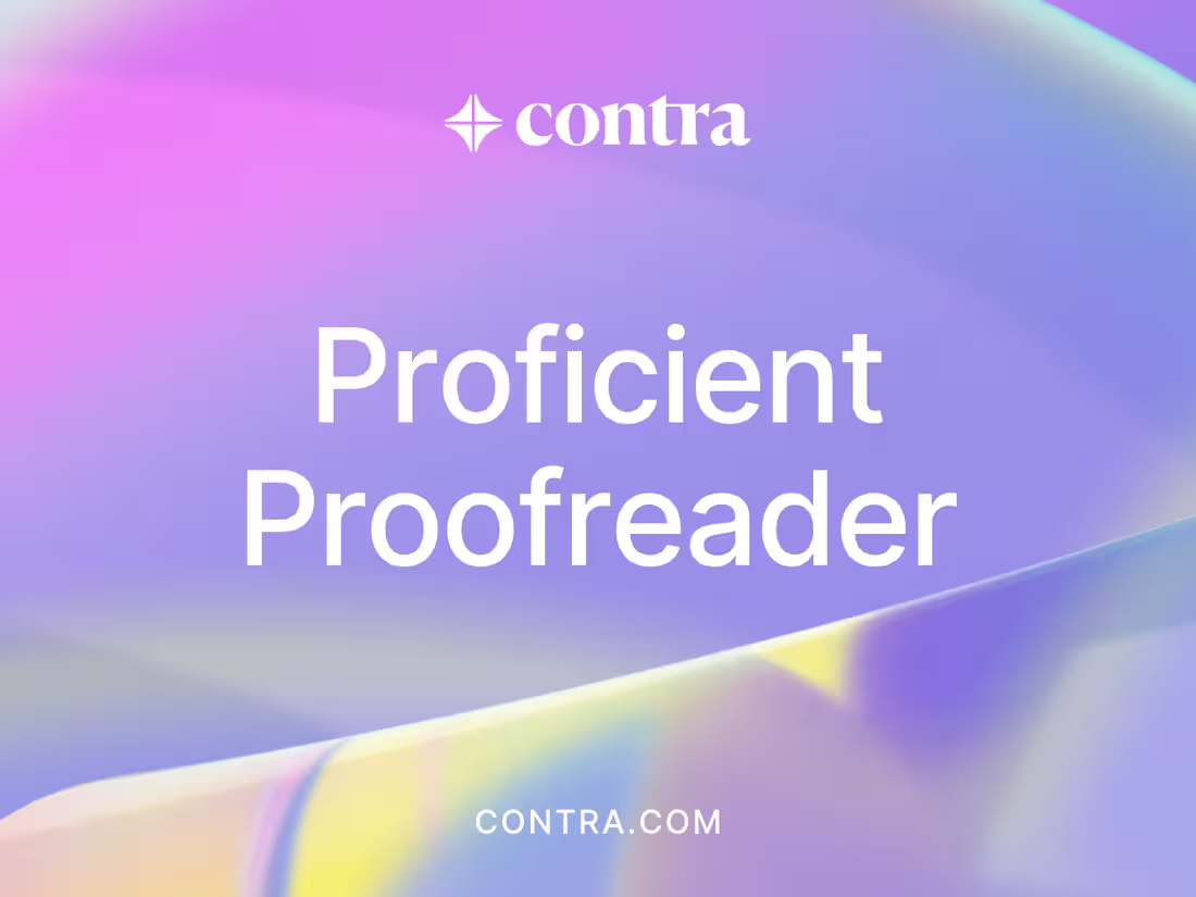 Cover image for Proofreading and Copy Editing