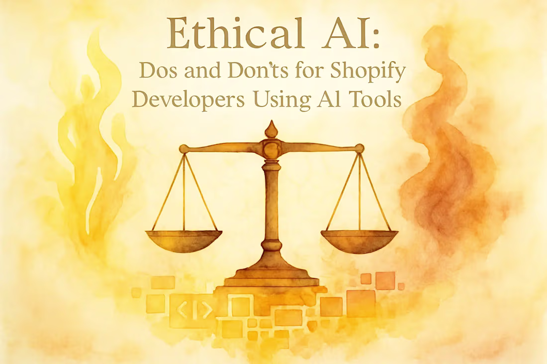Cover image for Ethical AI: Dos and Don’ts for Shopify Developers Using AI Tools