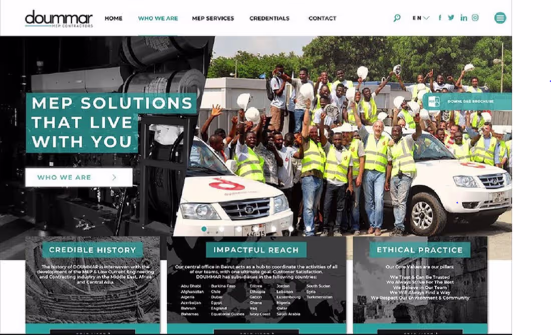 Cover image for Developed a high-trust, corporate-grade web