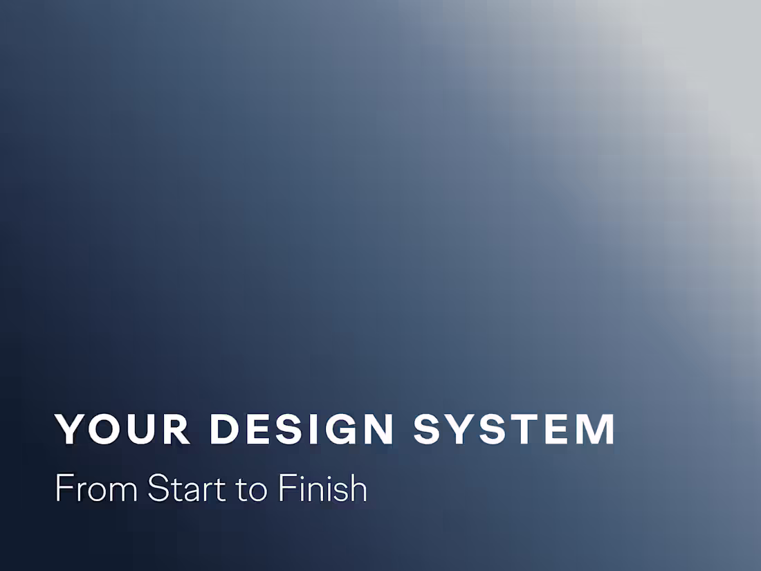 Cover image for Your UI Design System Development