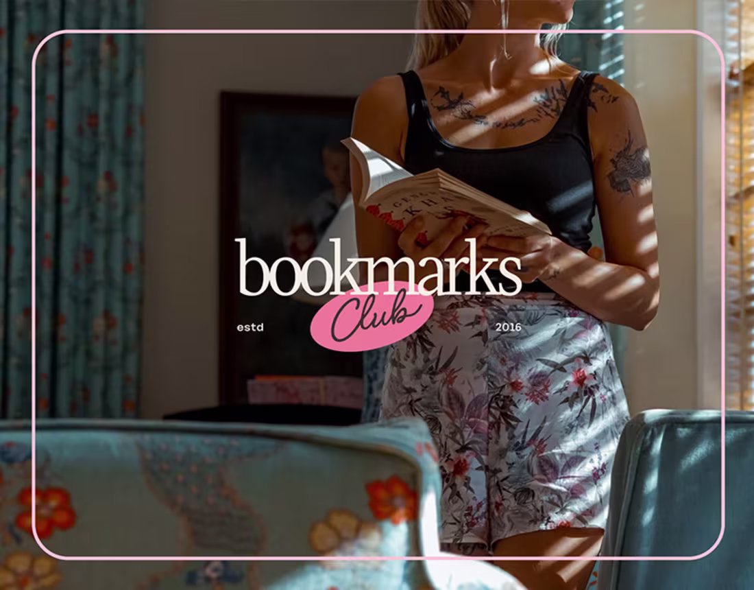 Cover image for Brand Identity & Web Design - Bookmarks Club