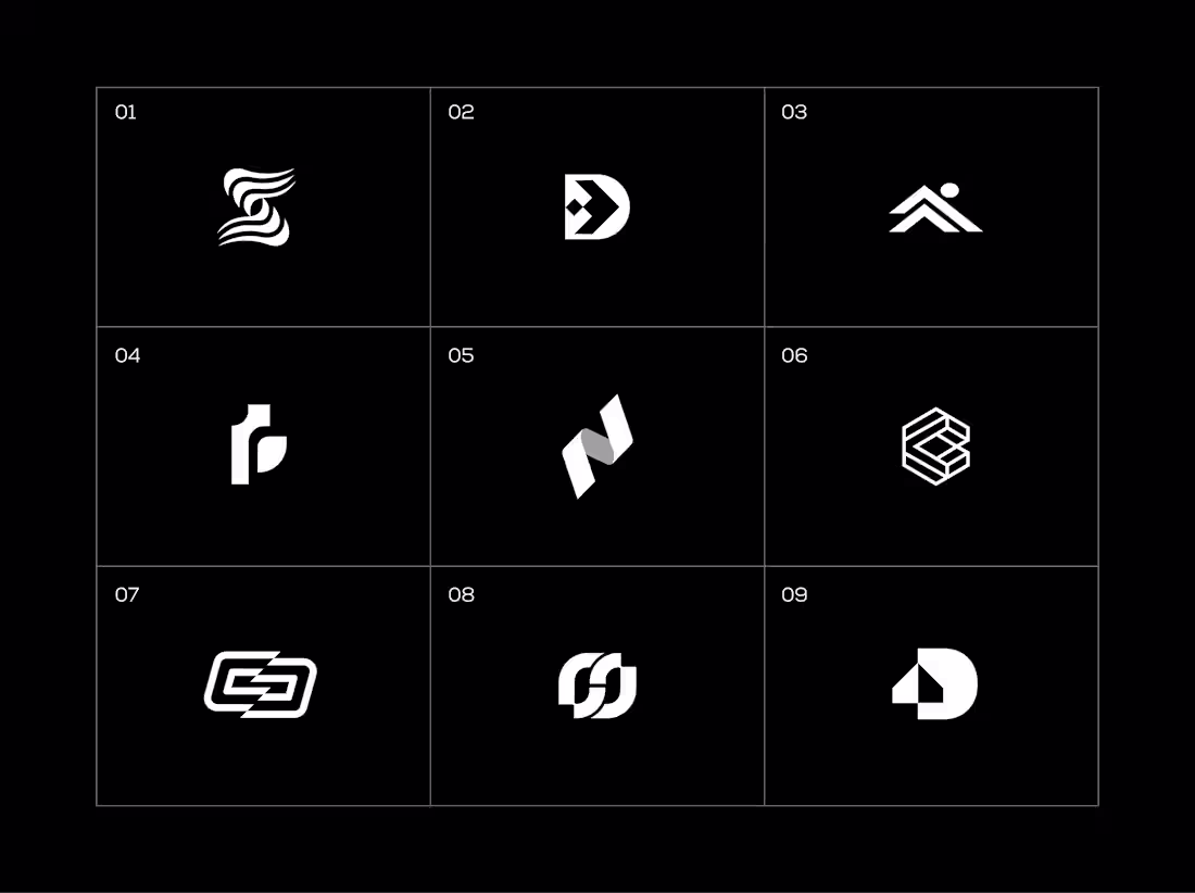 Cover image for Minimal & Modern Logo Mark Concepts for Brand Identity