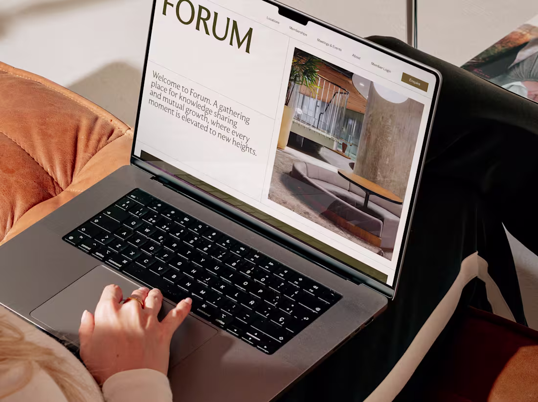 Cover image for FORUM – Custom Website Design & Build.
