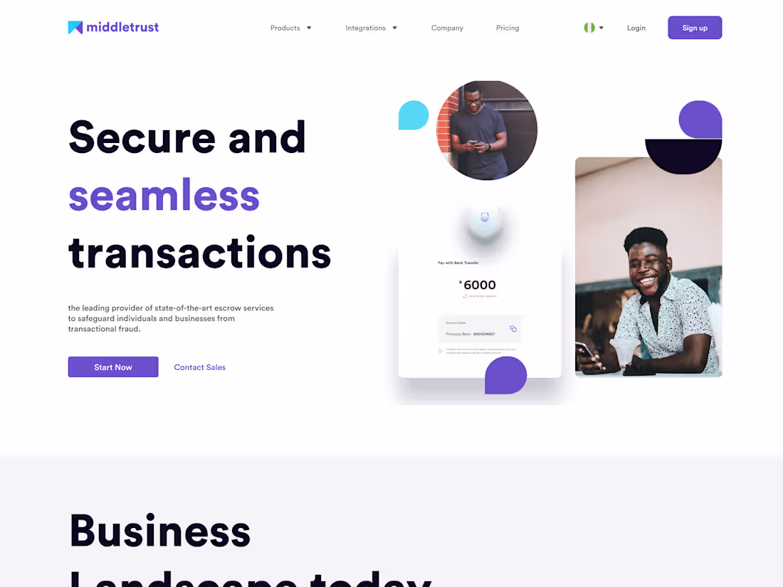 Cover image for Middletrust Web app