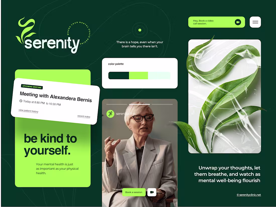 Cover image for Serenity Clinic Branding