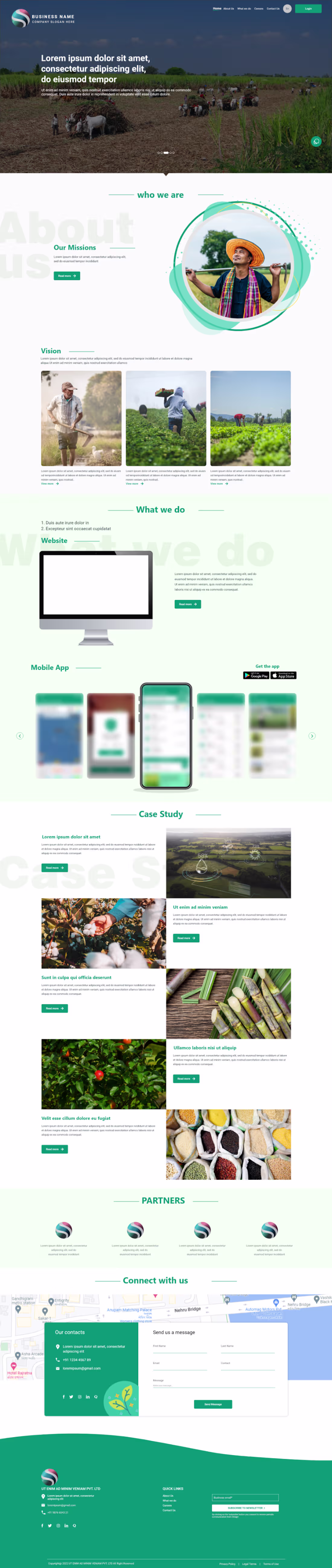 Cover image for Designed a Responsive Agriculture Website