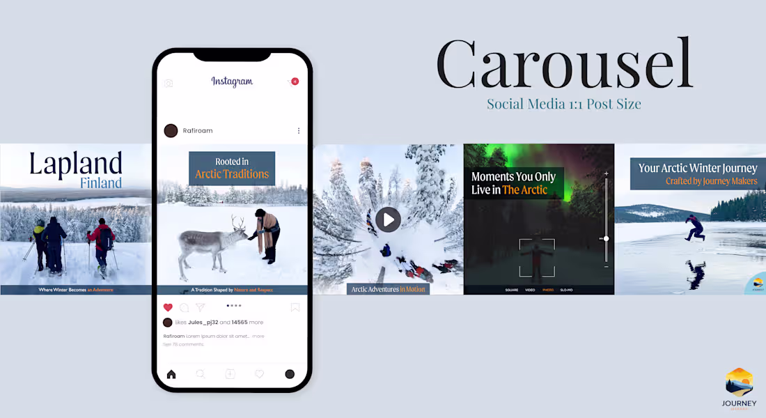 Cover image for Instagram carousel design created for