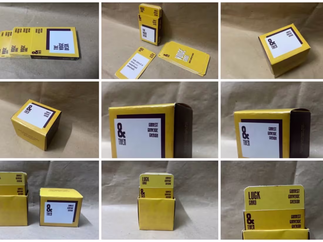 Cover image for And Then — Card Game Brand & Product Design