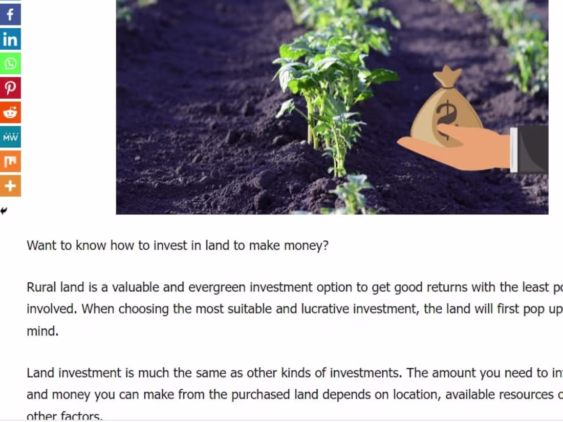 Cover image for How to Invest in Land and Make Money? - PropertyHome
