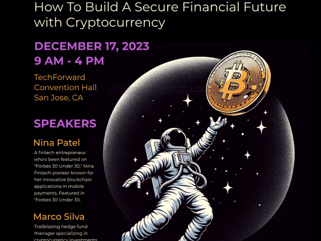 Cover image for Freedom Universe: Cryptocurrency Seminar Poster Design