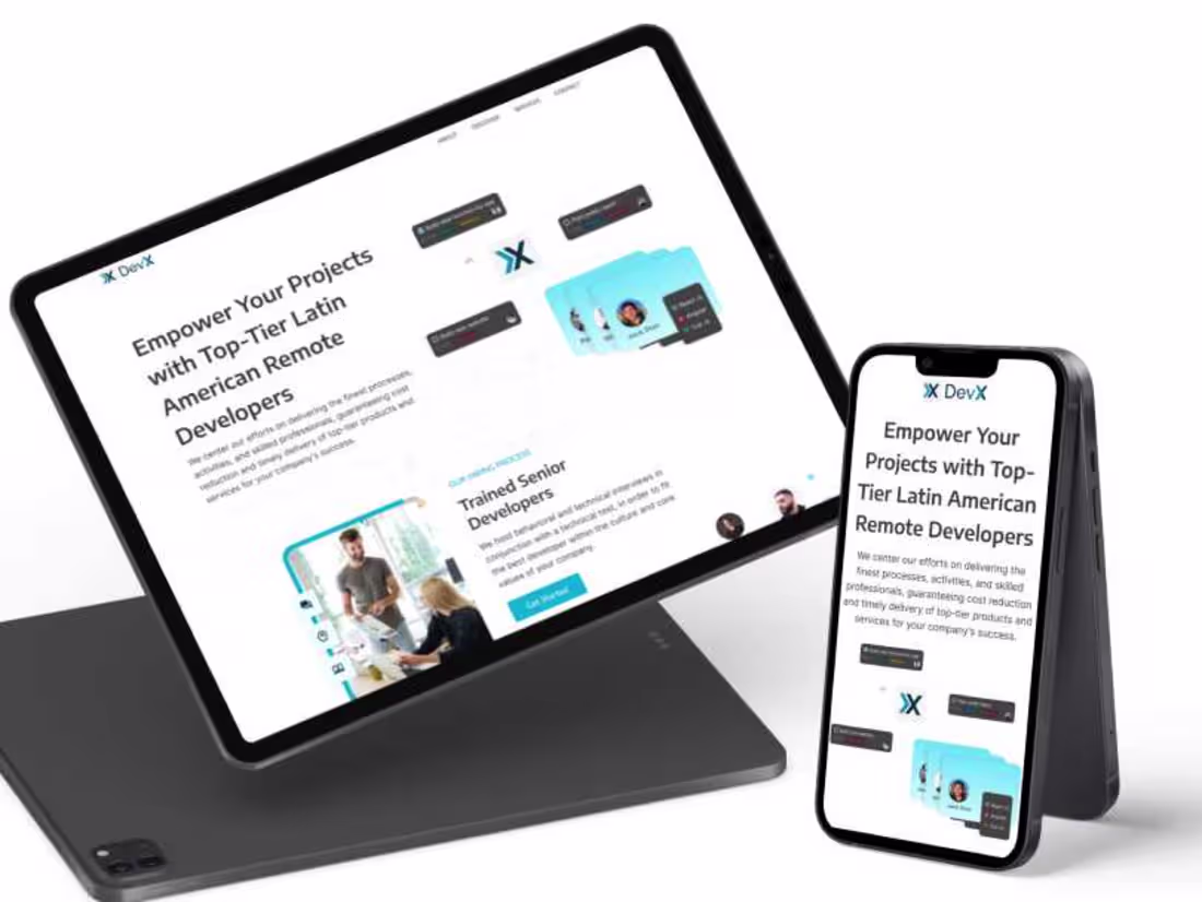 Cover image for DevX Website