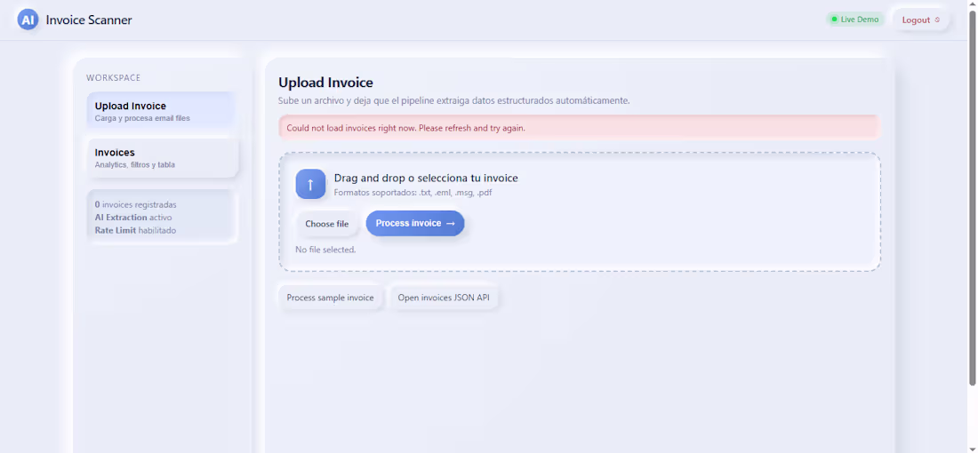 Cover image for Invoice Scanner is a tool