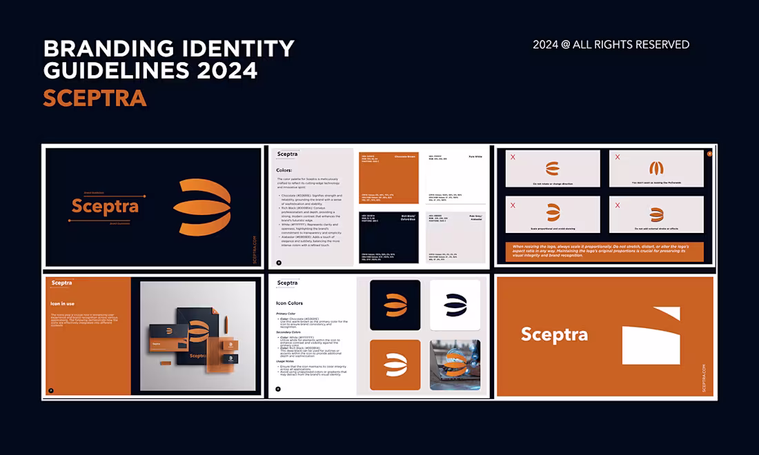 Cover image for Sceptra - Brand Guidelines - Brand Identity :: Behance