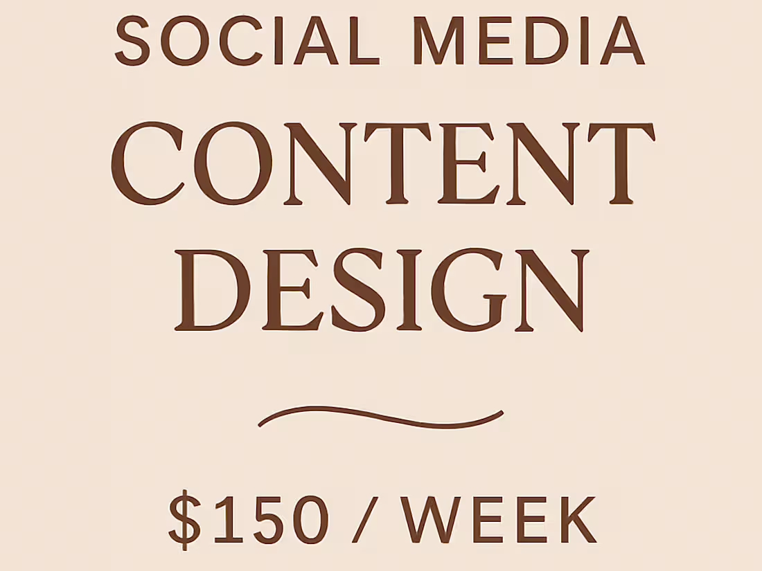 Cover image for Social Media Content Design