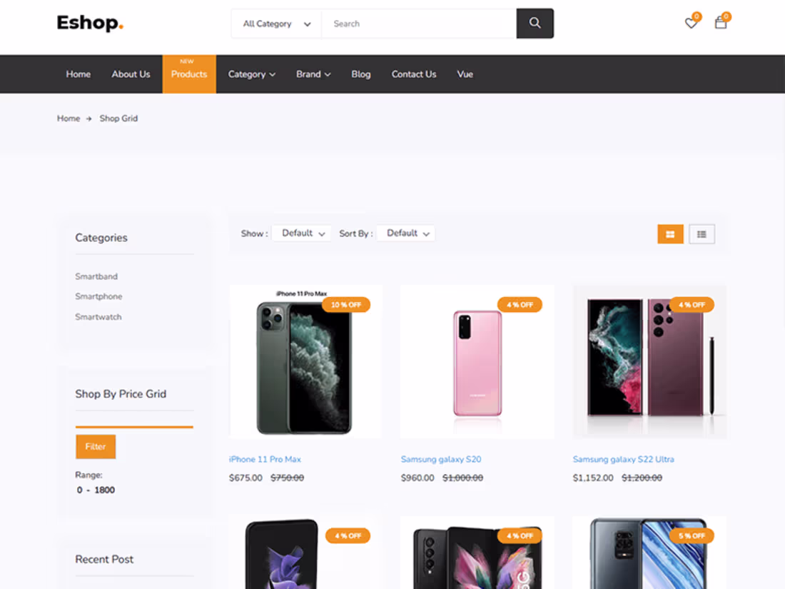 Cover image for eCommerce phone Store - Laravel PHP Website