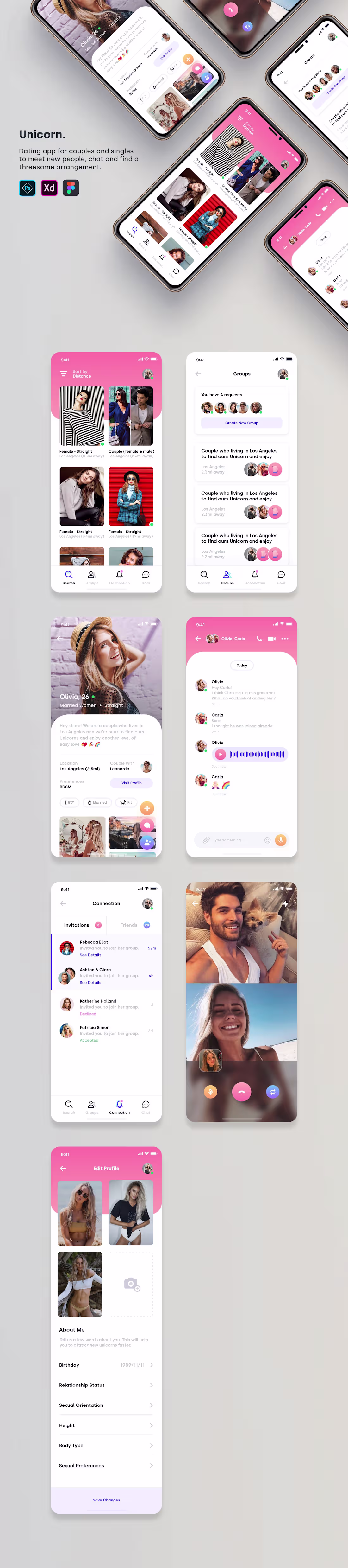 Cover image for Dating app for couples and singles to meet new people,