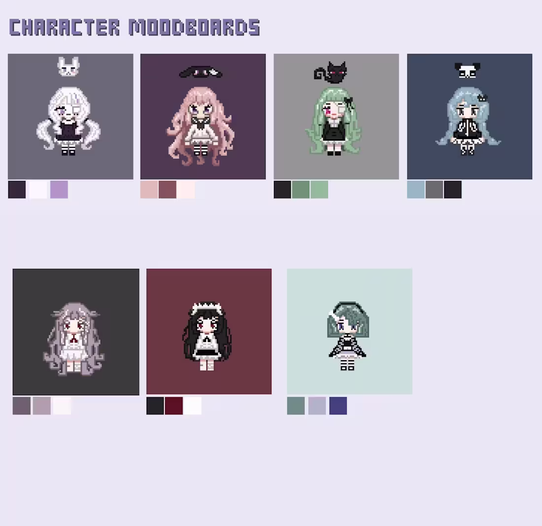 Cover image for pixel ocs mood board (