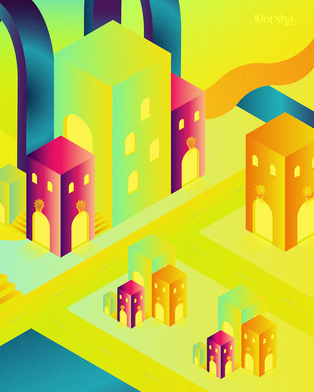 Cover image for Vibrant City - Poster Design