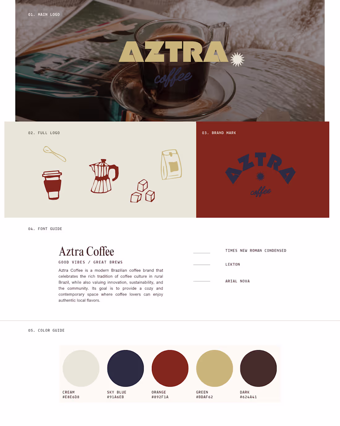 Cover image for Aztra Coffee is a modern