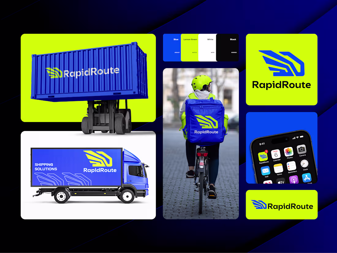 Cover image for RapidRoute Brand Identity Design