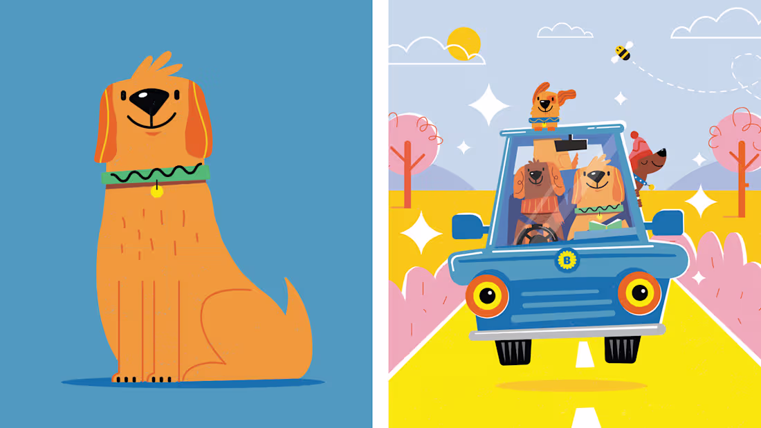 Cover image for Character illustration for Loungers UK