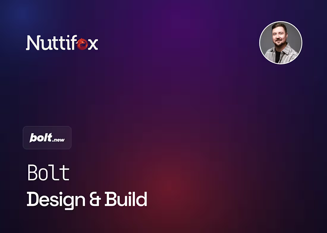 Cover image for Bolt – Design & Build