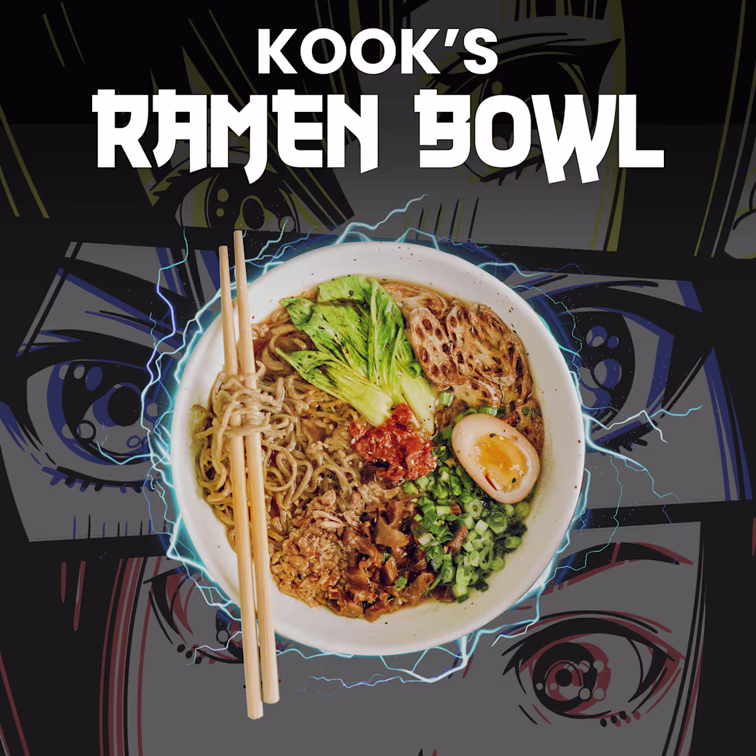Cover image for Anime Ramen bowl ad Design