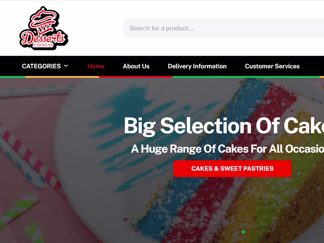 Cover image for Desserts Express Store - Wholesale Desserts and Dessert Service…