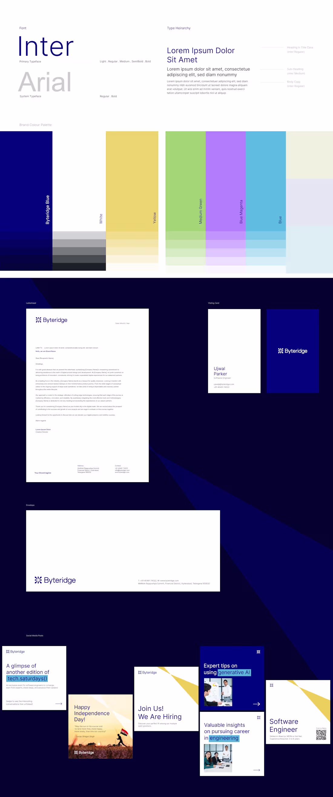 Cover image for Byteridge Brand Identity Design