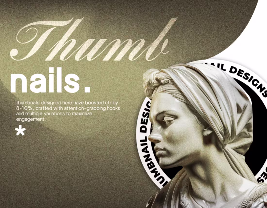 Cover image for Youtube Thumbnail Design | 8-10% CTR