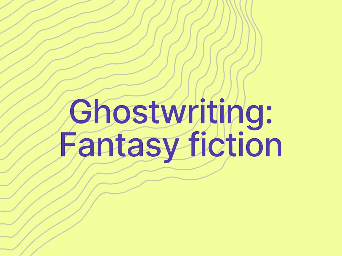 Cover image for Ghostwriting: Fantasy Novel