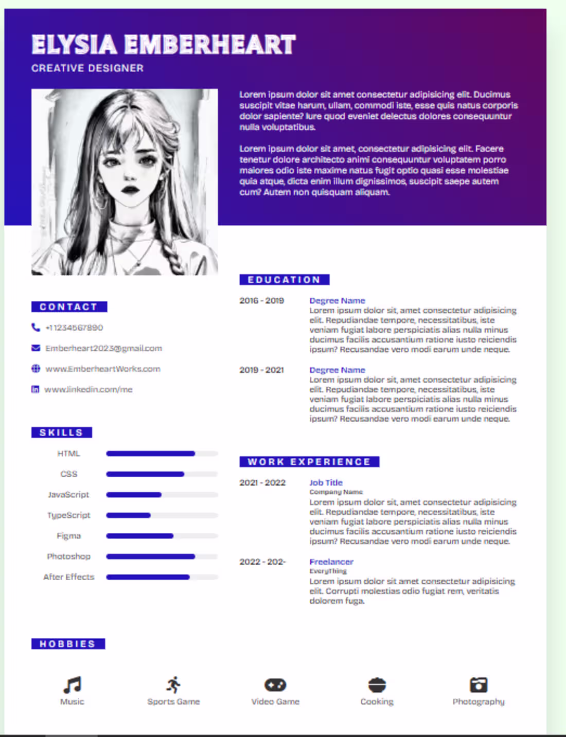 Cover image for Modern_CV_design