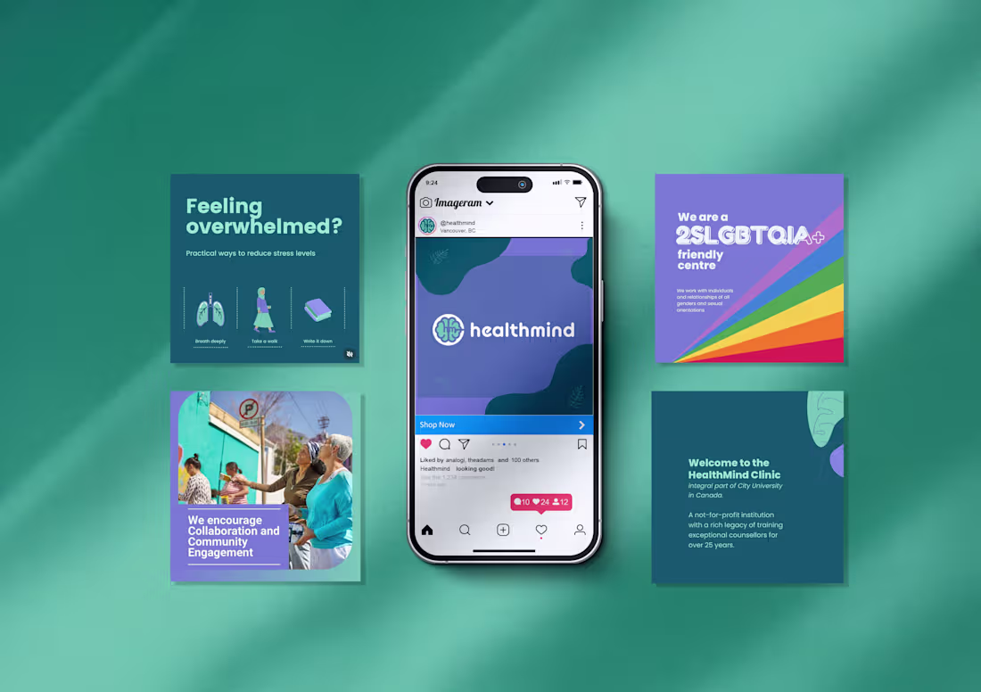 Cover image for Brand, Web, and Social Design for Counselling Clinic