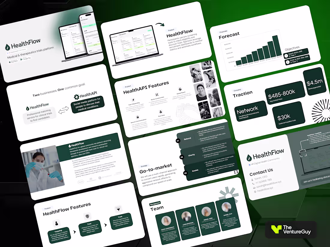 Cover image for HealthTech | Series A | Pitch Deck Development