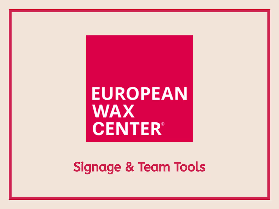 Cover image for Signage & Team Tools - EWC