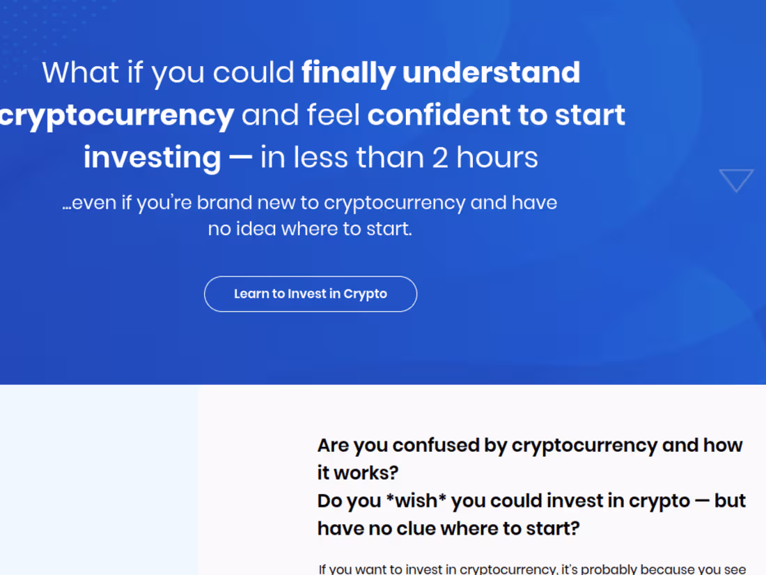 Cover image for Crypto Made Easy | Landing Page Project