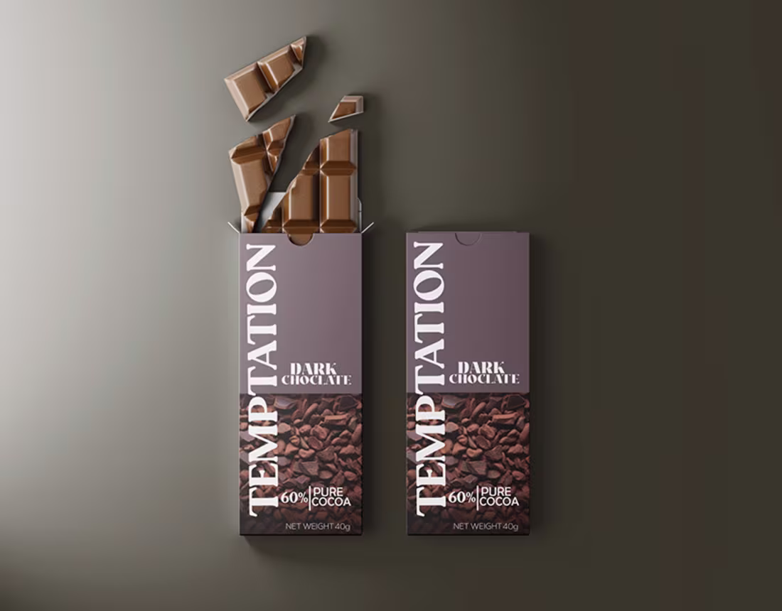 Cover image for dark chocolate design :: Behance
