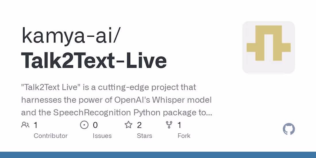 Cover image for Talk2Text-Live