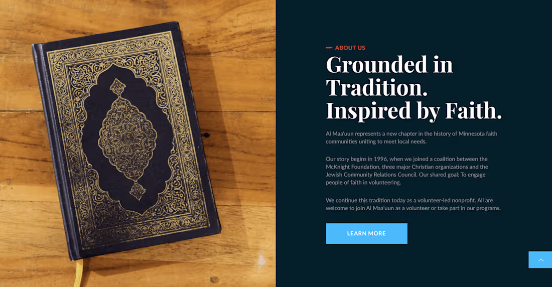 Cover image for Nonprofit Website & "Just Enough" Branding