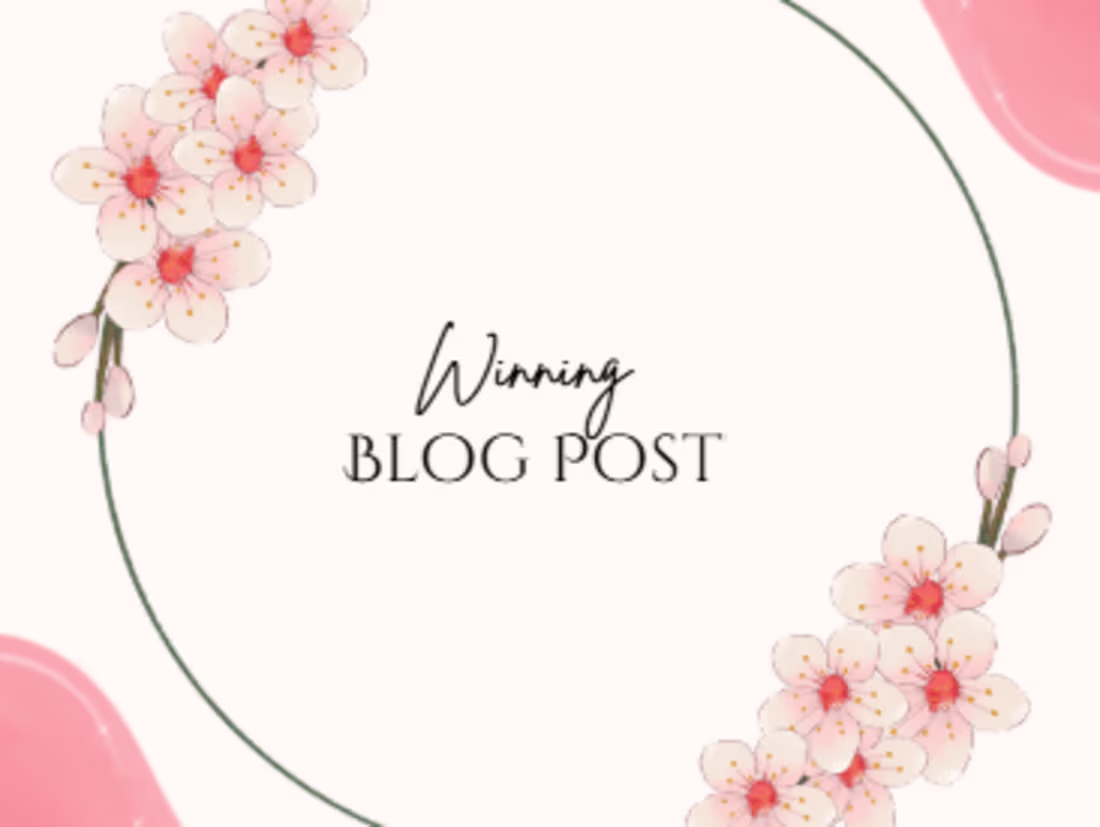 Cover image for Winning Blog Post