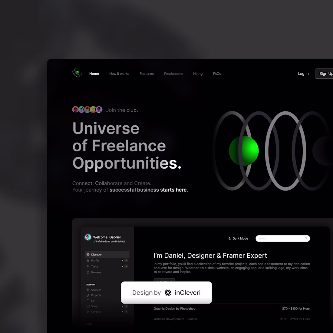 Cover image for A project that connects freelancers.