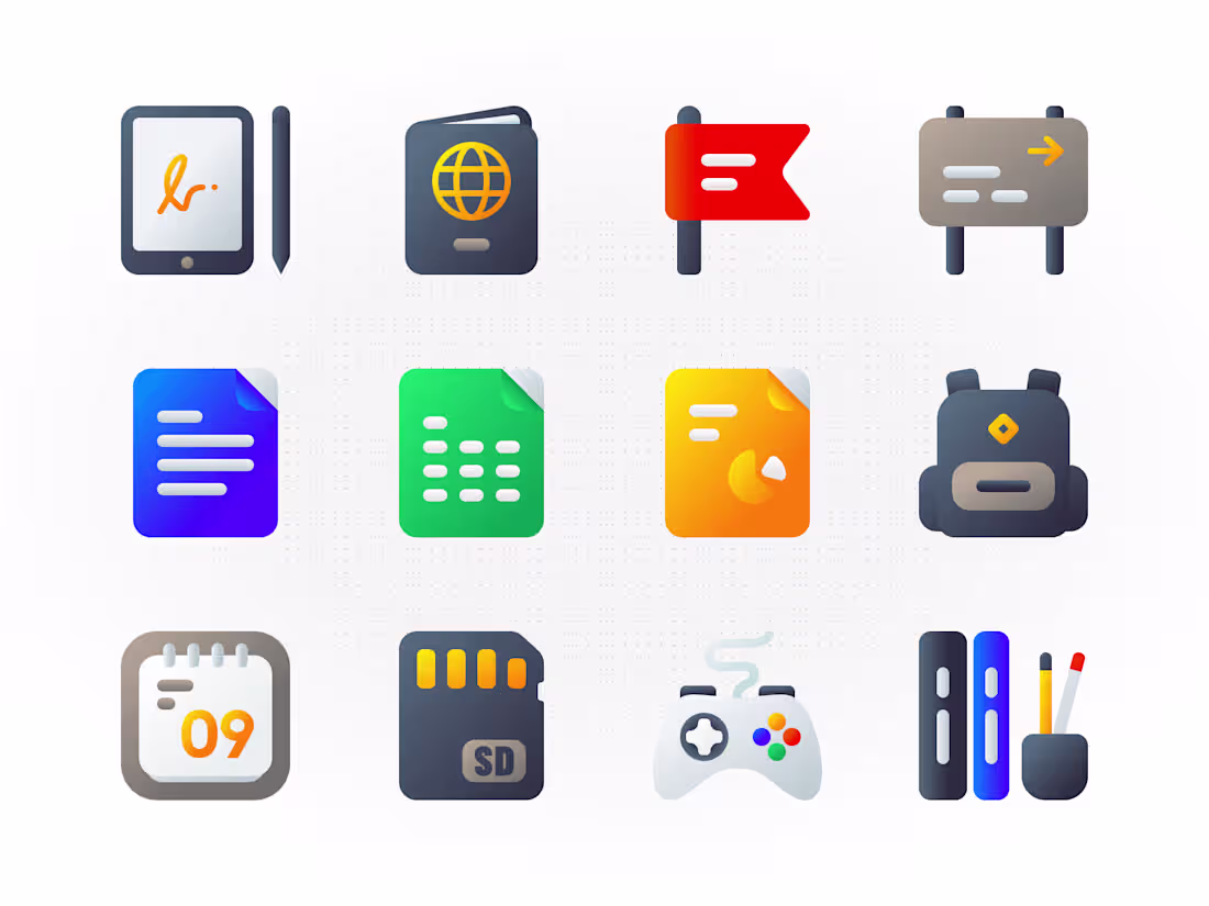 Cover image for Miscellaneous Icon Set Design