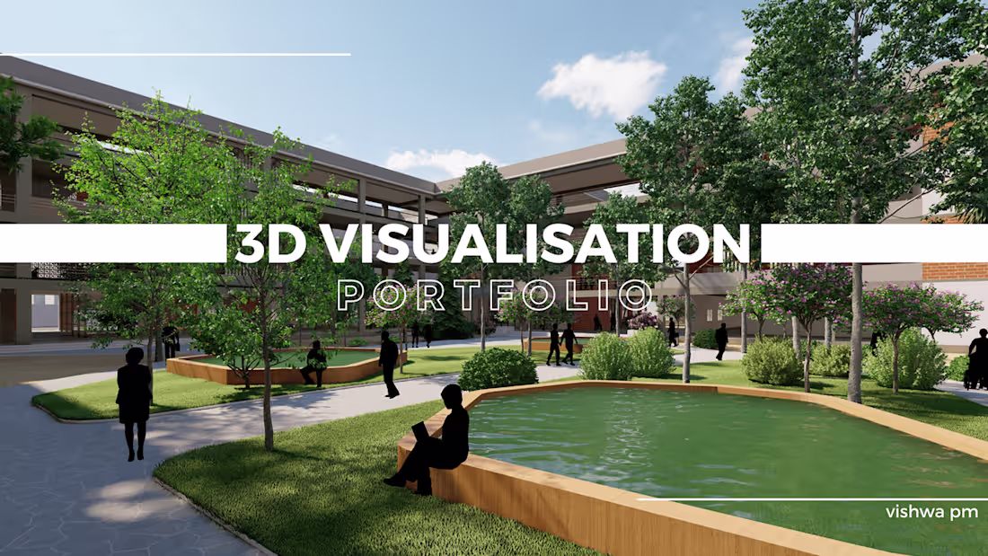 Cover image for vishwa pm 3d visualisation portfolio :: Behance