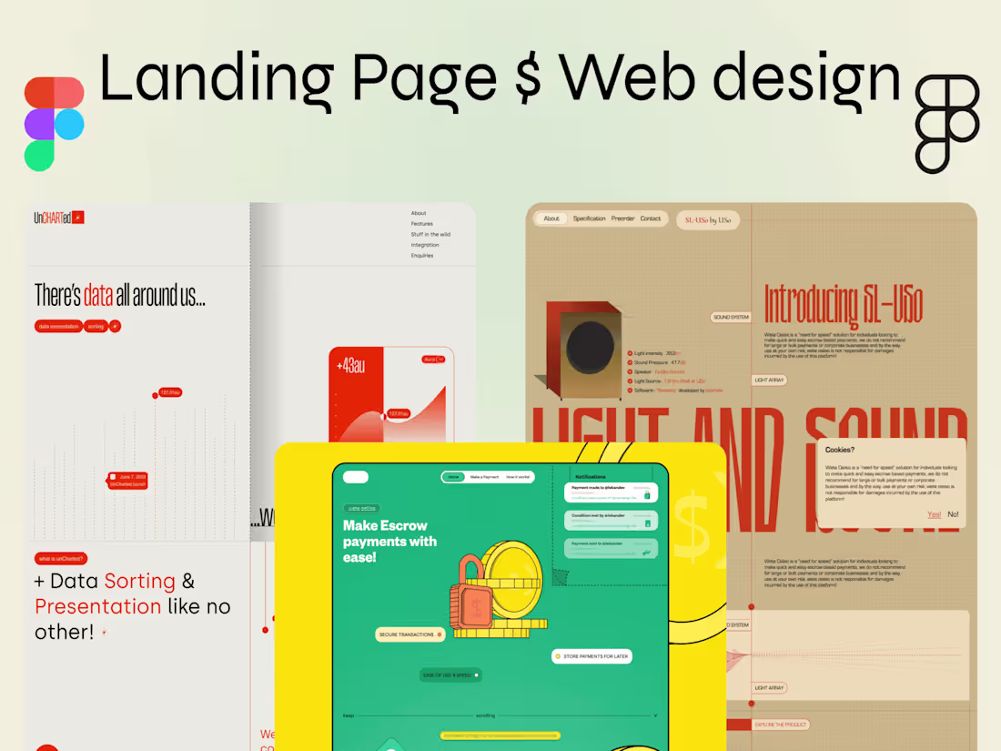 Cover image for Landing Page & Website (Design)